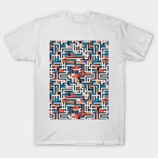 Maze of Dreams: Pastel Labyrinth Journey T-Shirt